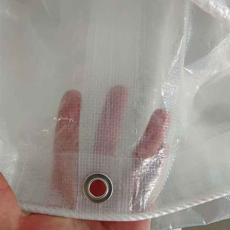 हेवी ड्यूटी पारदर्शी पीई तिरपाल